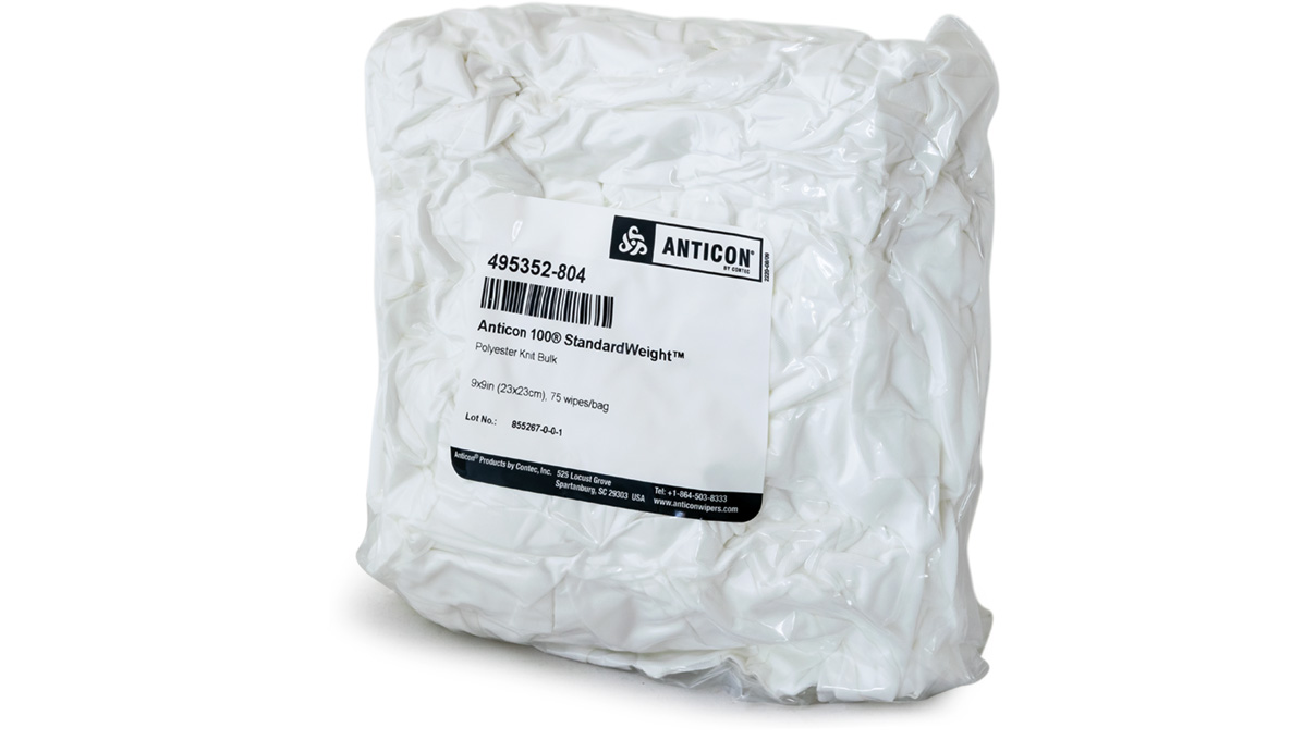 Chiffons de nettoyage Anticon 100 StandardWeight, 100 % polyester, 23 x 23 cm, 150 pièces