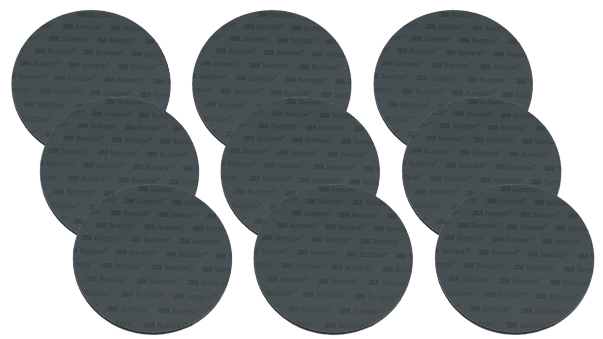 Jooltool Flat Top Cushion Pads, Ø 100 mm, 9 pièces