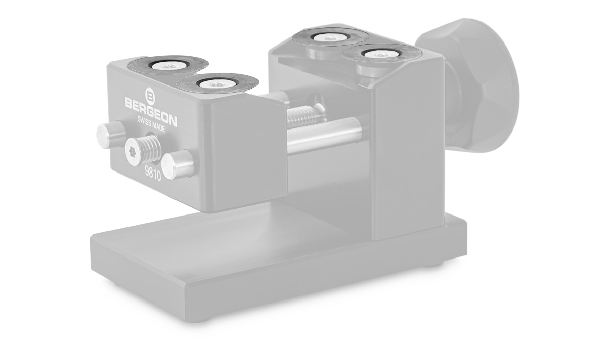 Bergeon 9810-C30-4 Couteaux en acier trempé, pour extracteur de lunette N° 200427, 4 pièces