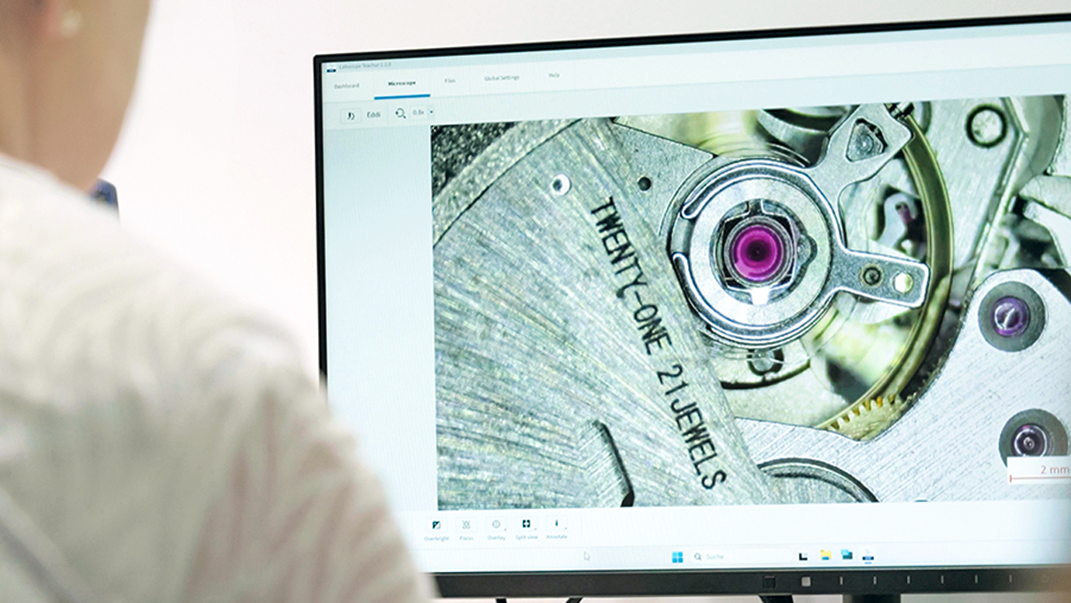 Zeiss Labscope pour Windows, logiciel de microscopie numérique pour l'utilisation dans la formation
numérique ou pour la documentation des états d'objets