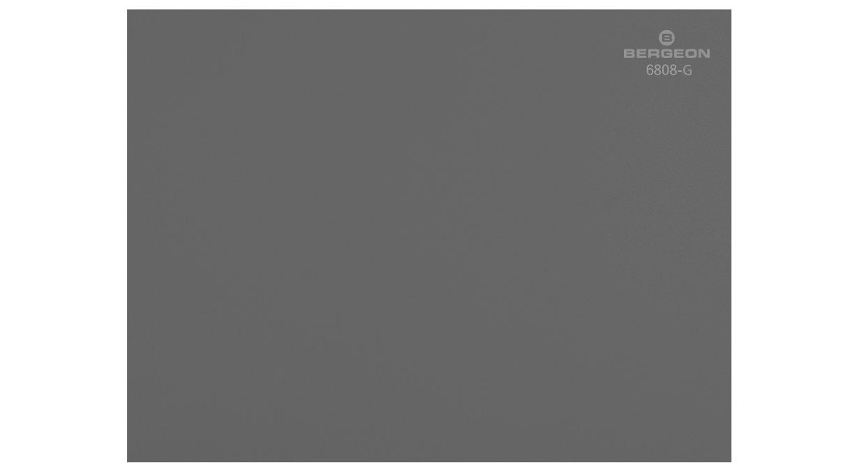 Bergeon 6808-G-01 Support de banc, autocollant, fin, gris, 0,6 x 320 x 240 x mm