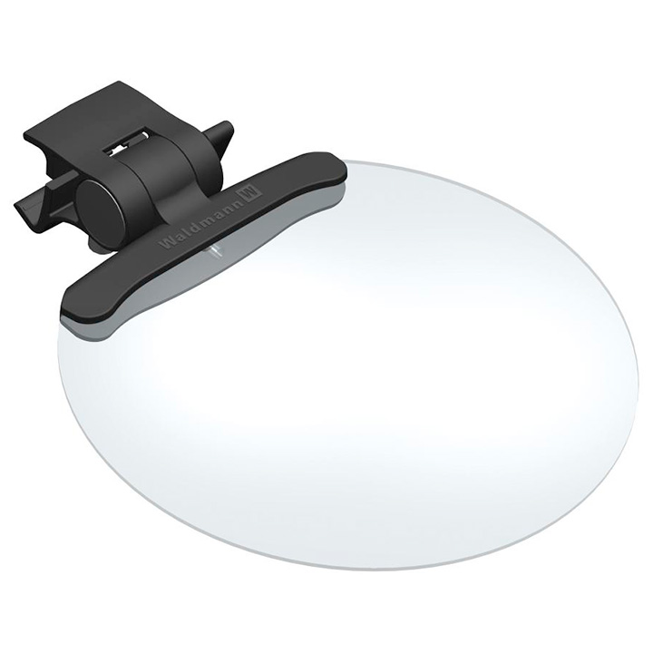 Waldmann loupe pour luminaires LED Taneo, Ø 132 mm, 3,5 dpt