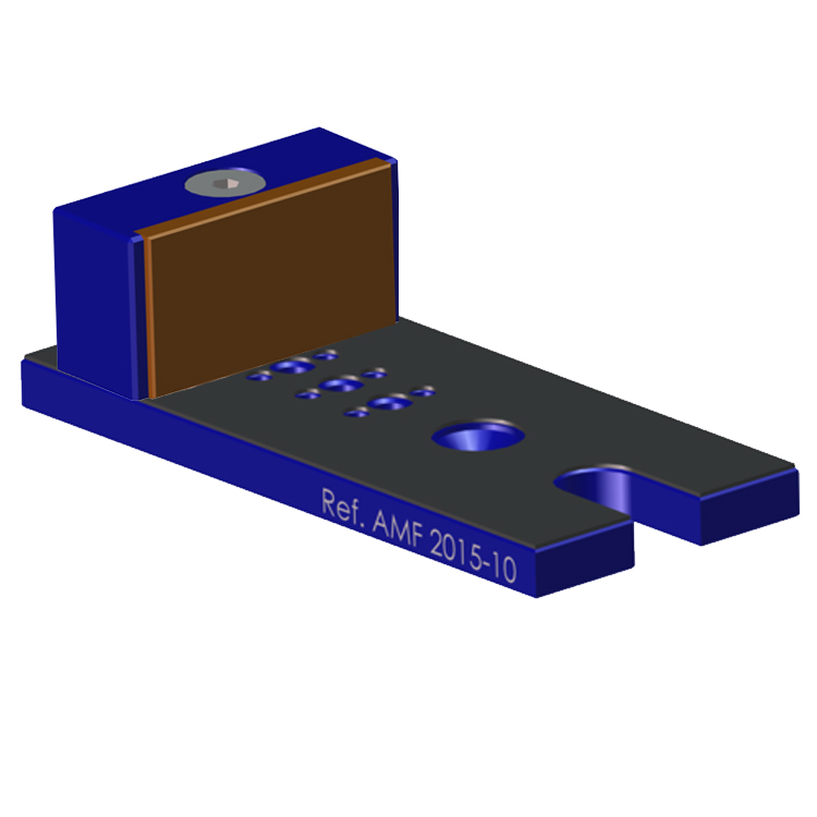 Horia Outil multifonctionnel AMF 2015-40, kit d'horloger comprenant une table, un support en cuir et une plaque de
support