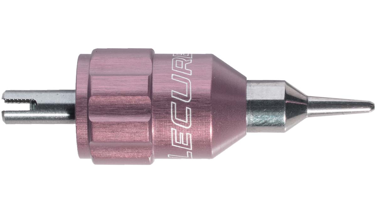 Lecureux tête de tournevis Screw-On, Ø 1,6 mm, rosé, avec porte-mèche