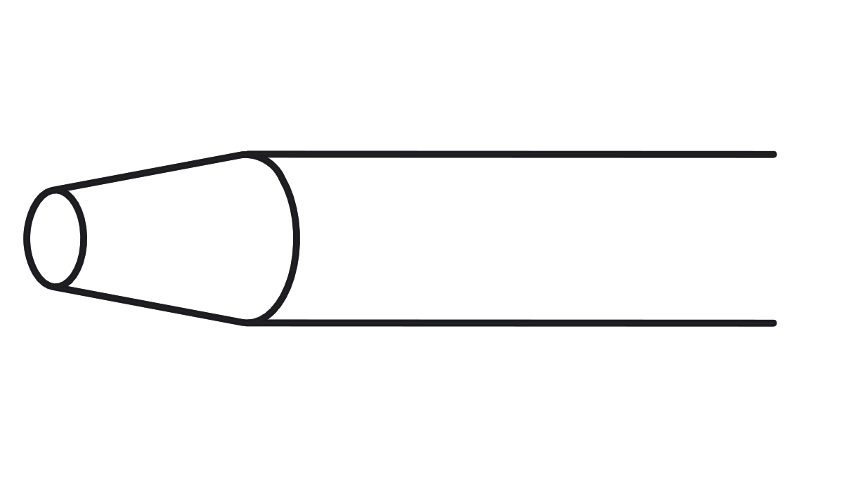 Bergeon 5285-277 Rivoir, rond, Ø 1,7 mm, acier argenté