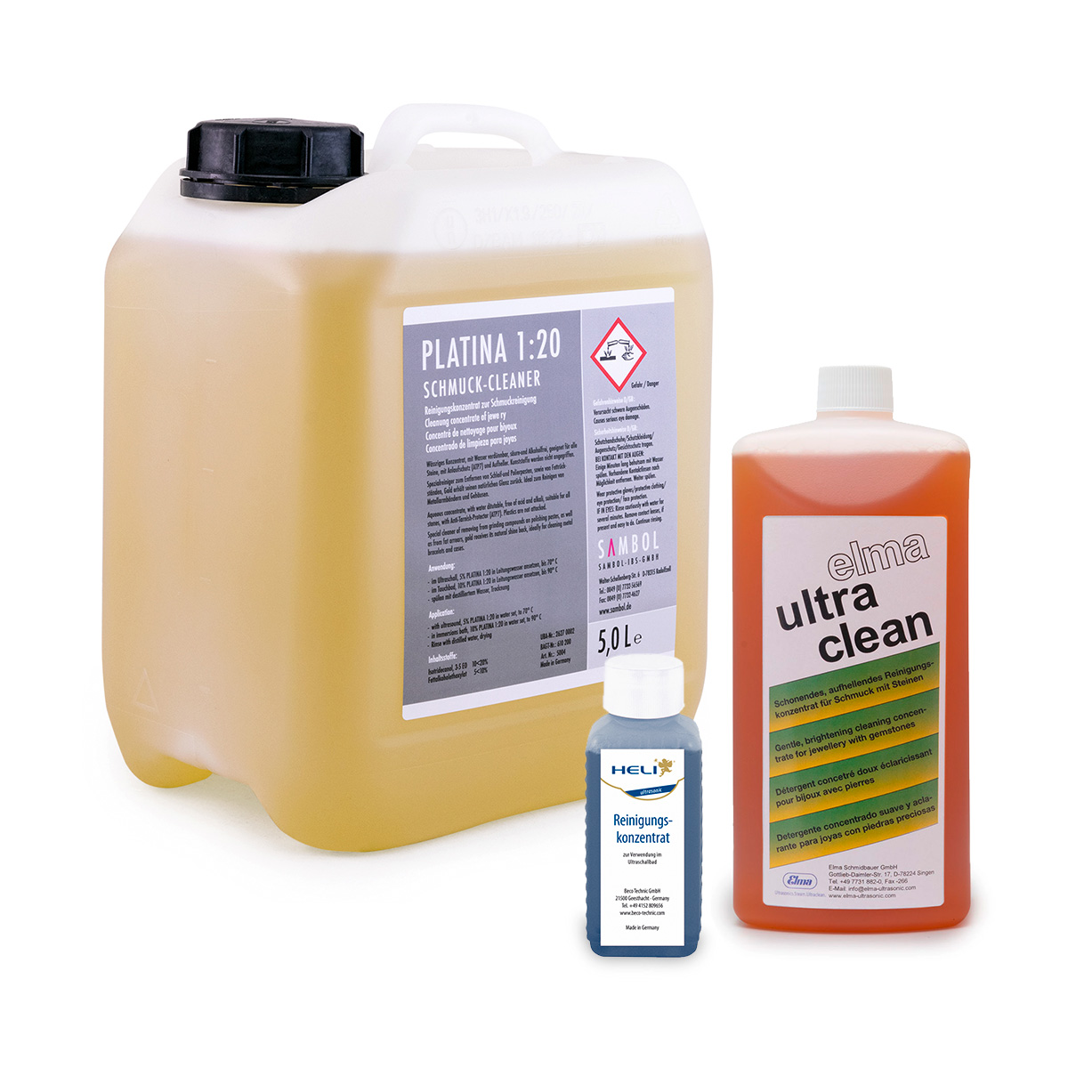 Solutions de nettoyage des bijoux