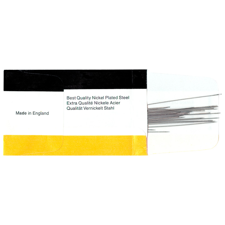 Aiguille à perles Milward, forte, environ 0,52 mm