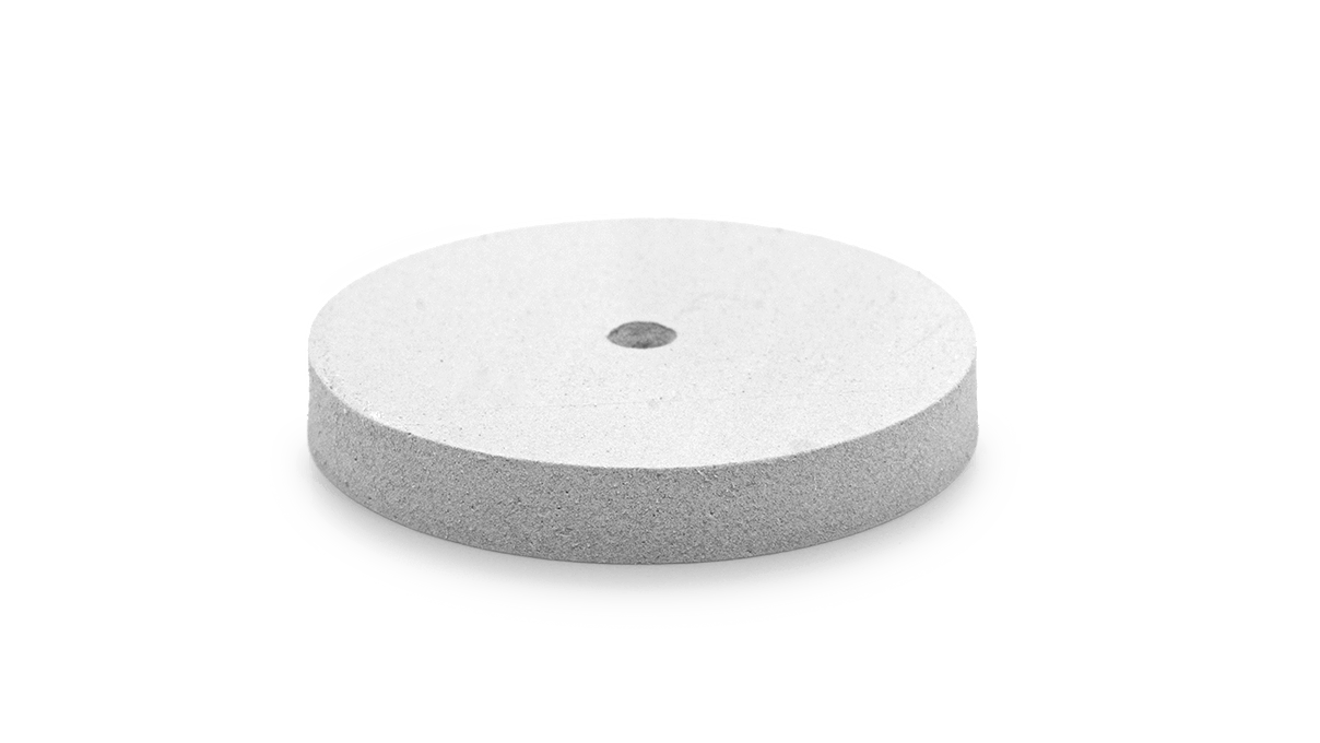 Polissoir Universal, blanc, roue, Ø 22 x 3 mm, souple, grain grossier
