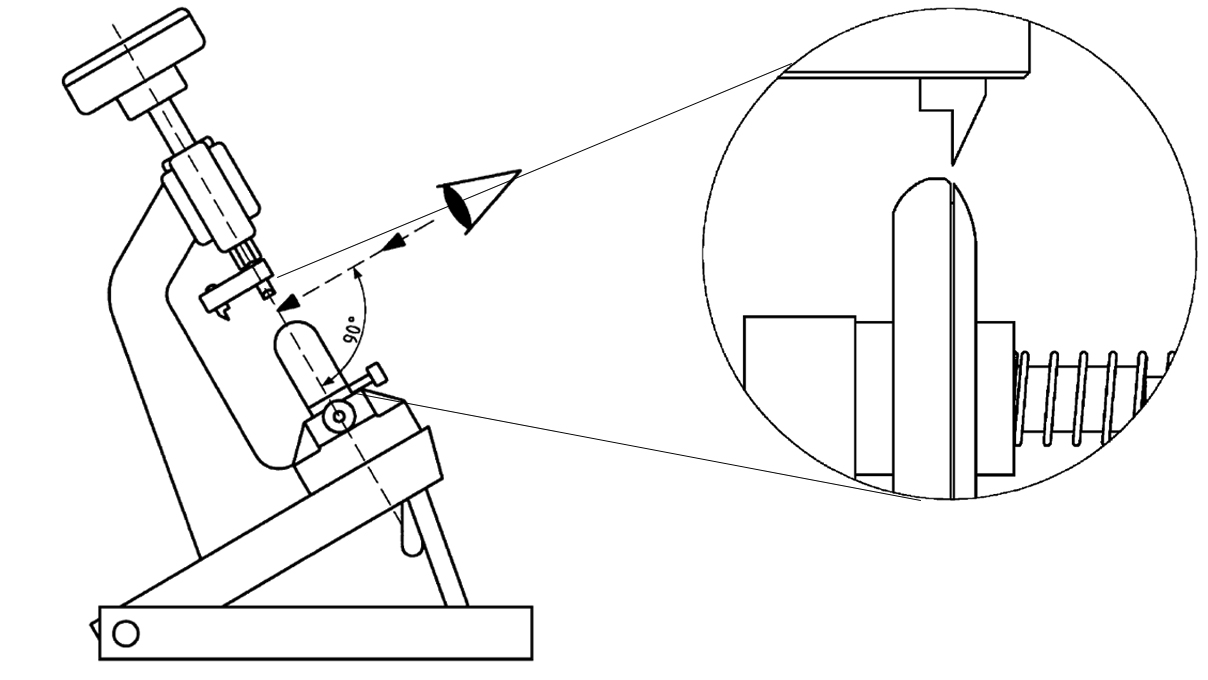 Bergeon 5700-BP potence pour ouvrir les fonds de boîtes à pression