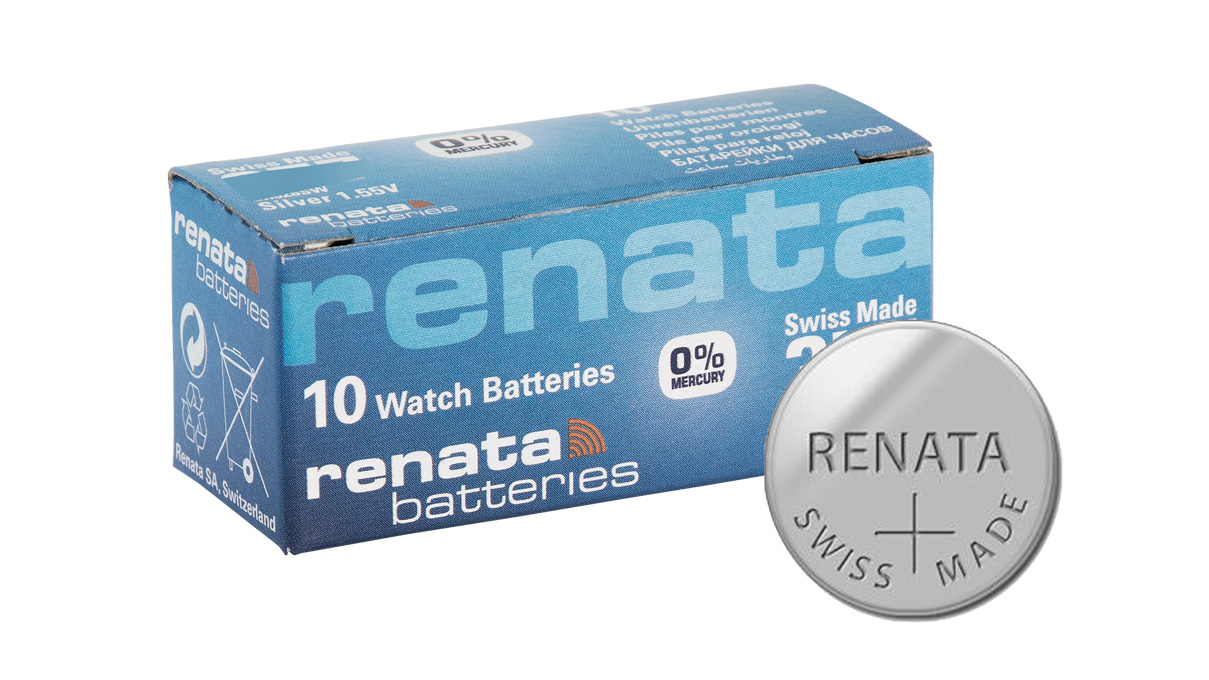 Renata pile 301 0% mercure