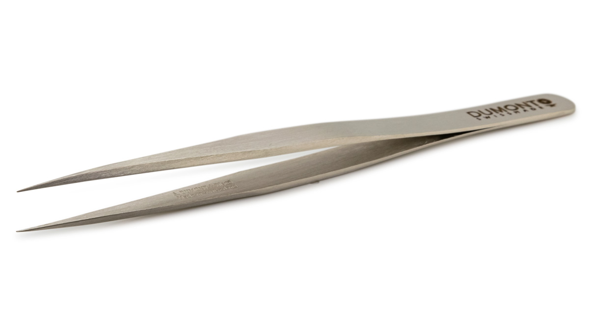 Dumont brucelles, Forme 11, Nickel, 120 mm