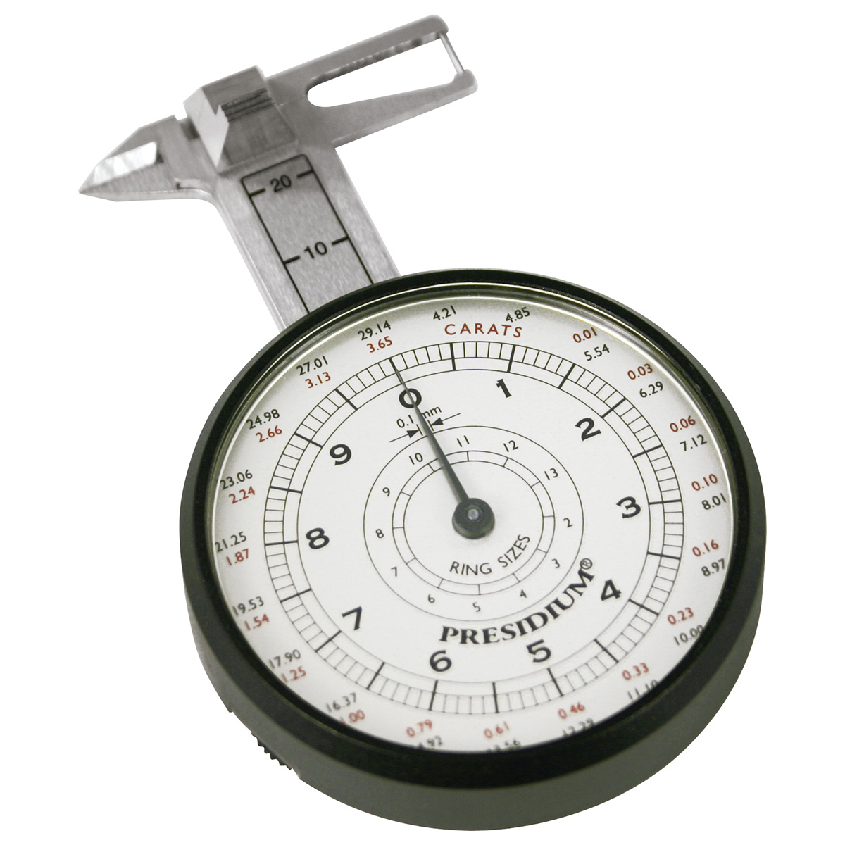 PDG Presidium Dial Gauge Calibre de pierres avec tableau (affichage analogue)