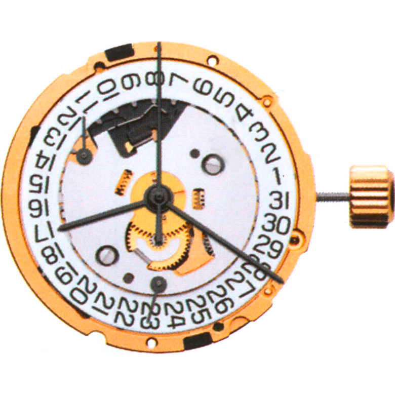 Mvt. ETA 251.474 H1 10 1/2''' DATE4 SS Quartz (394 | SR936SW) - HeavyDrive - XB, 2 index
