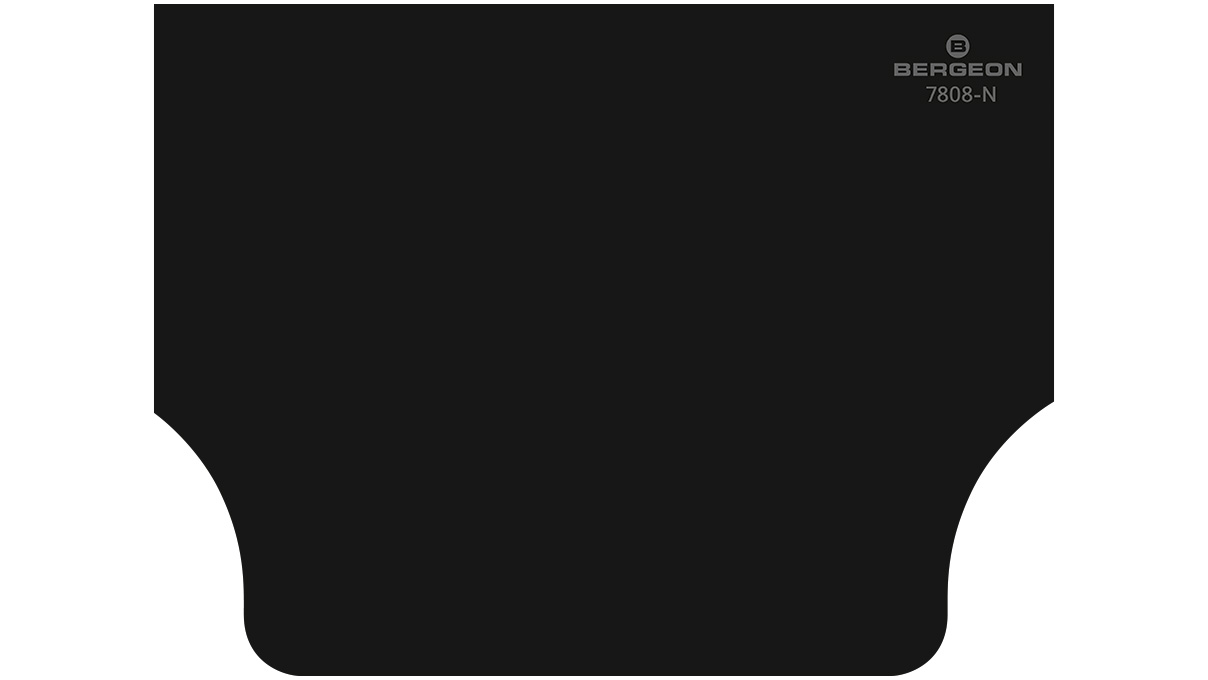 Tapis de travail antistatique, souple, forme adaptée, 318 x 237 mm, noir