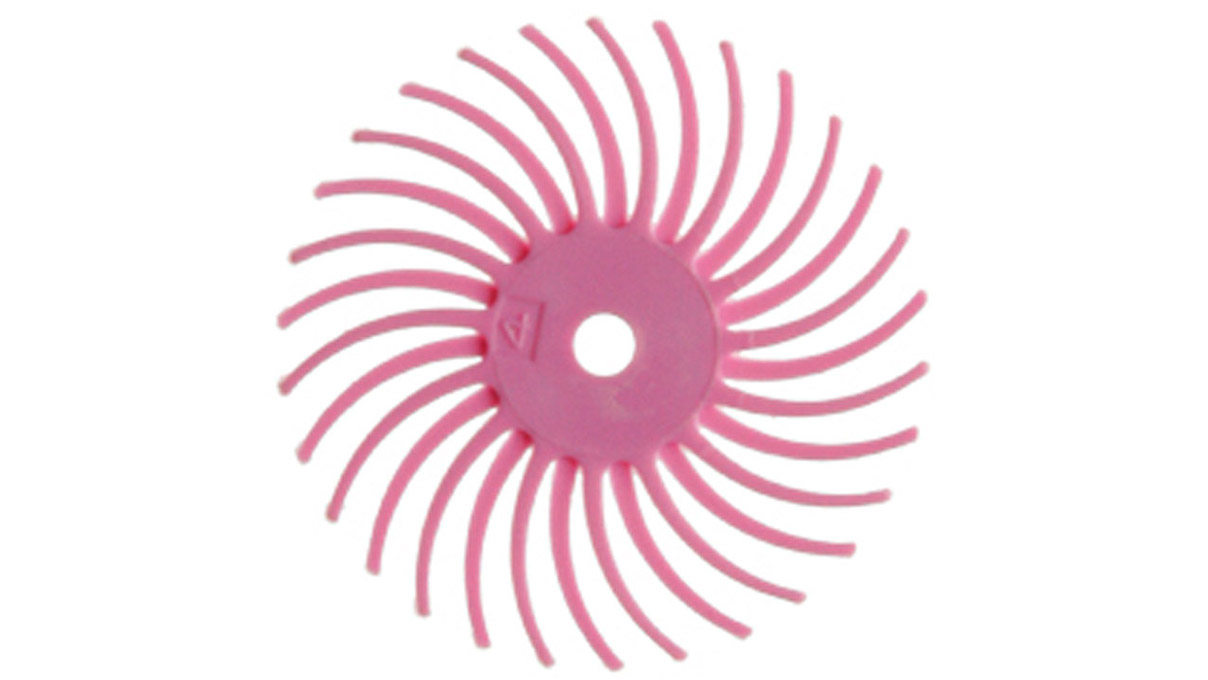 Habras disque de polissage, rosé, très fin, Ø 19 mm, 4 pièces