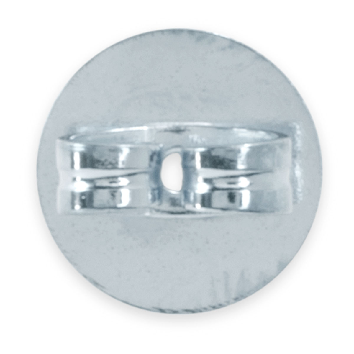 Klemm-Muttern mit Platte 925/- Silber Ø 10,0 mm