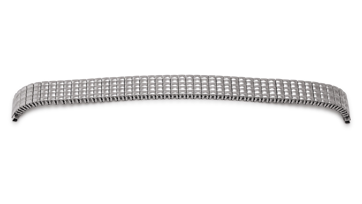 Bracelet de montre Flex, acier inoxydable, largeur 10 mm, cornes 10 - 12 mm, longueur 155 mm