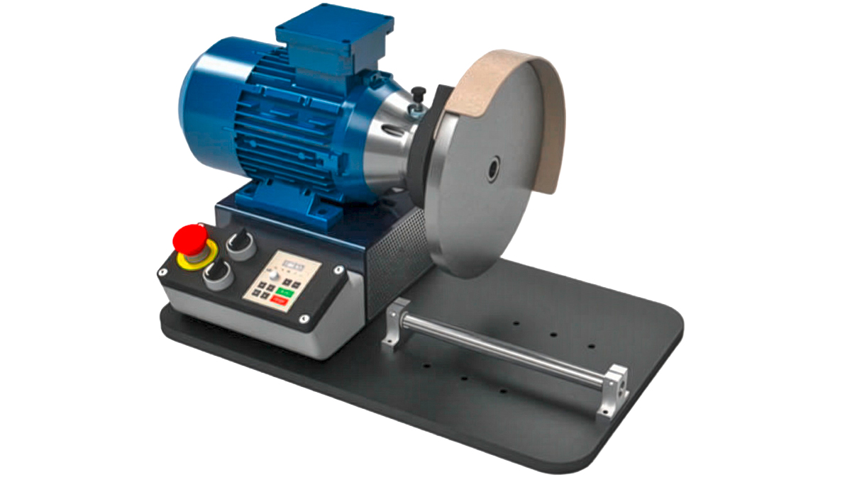 Micromecalp X550 MONO Machine à lapider avec arbre universel pour passer des disques de lapidage aux broches de polissage,
incluant un disque de lapidage de 240 mm, réglage de vitesse variable 0–1 800 tr/min, 230 V