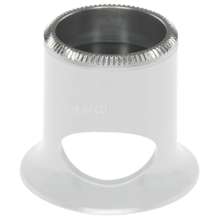 Bergeon Loupe, blanche, biconvex, trou d'air, 6,7 x, force 1,5