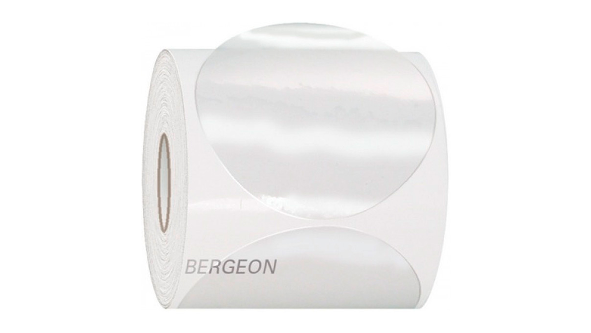 Bergeon 6939-A-20 Film de protection, PVC, autocollante, Ø 20 mm, épaisseur 0,18 mm