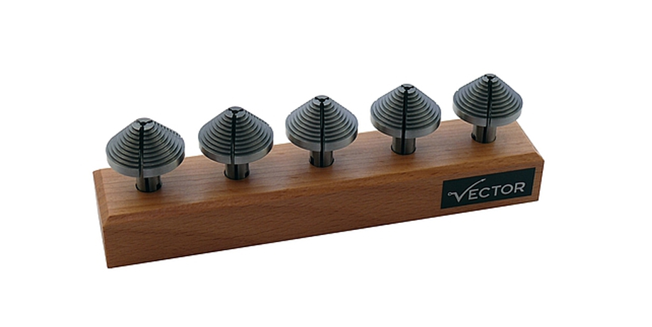 Jeu de mandrins d'anneau (5 pièces) pour le tours de précision Vector