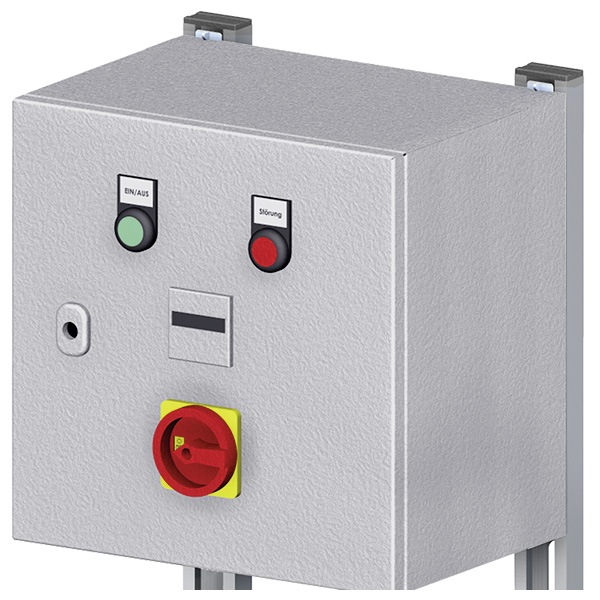 Système d’aspiration Simplex avec pompe à vide à palettes R5 RA 0025 F, 380 - 400 V