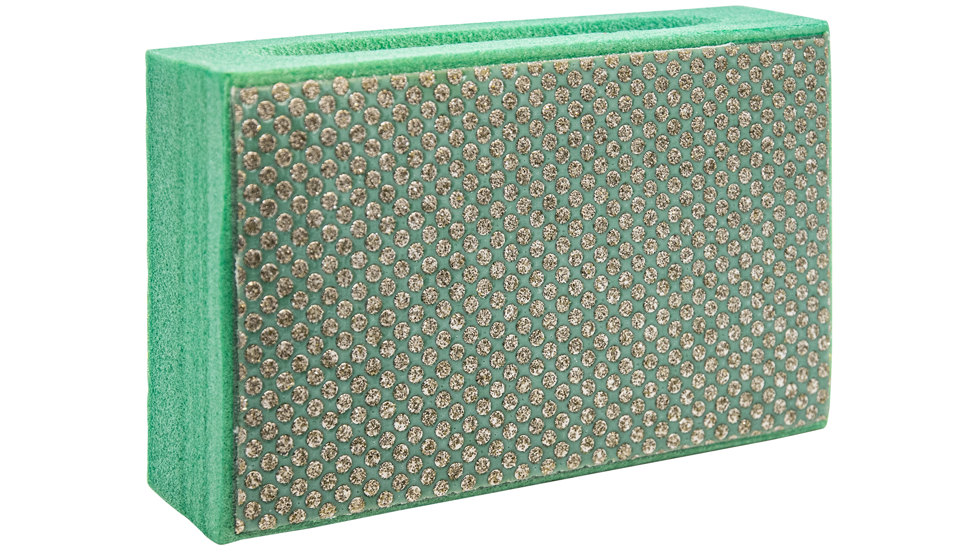 Patin de ponçage diamanté 3M, grain grossier N250 (060), couleur verte