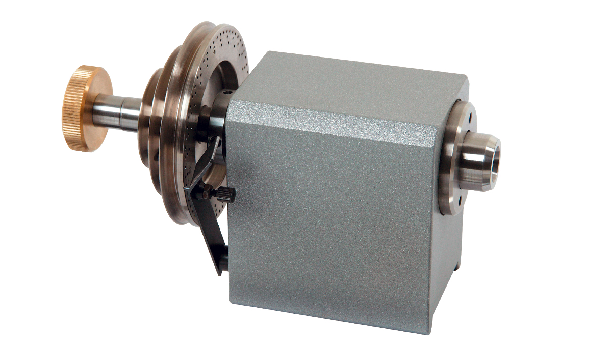 Leinen Poupée fixe, alésage de broche de 8 mm pour pinces A31, sur roulements à billes, poulie à 3 étages
avec division 4-24-28-60