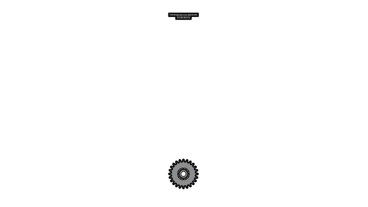 ETA02543.956111 Roue intermédiaire de quantième