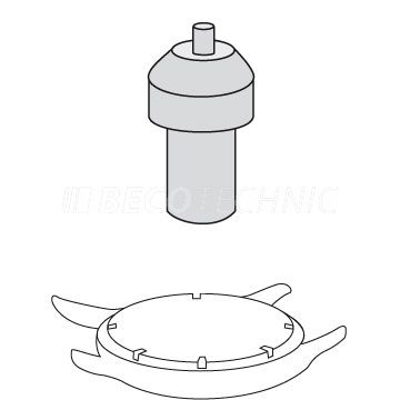 Mâchoires pour des boîtiers à gravure Aqua Fix, trempé à vacuum