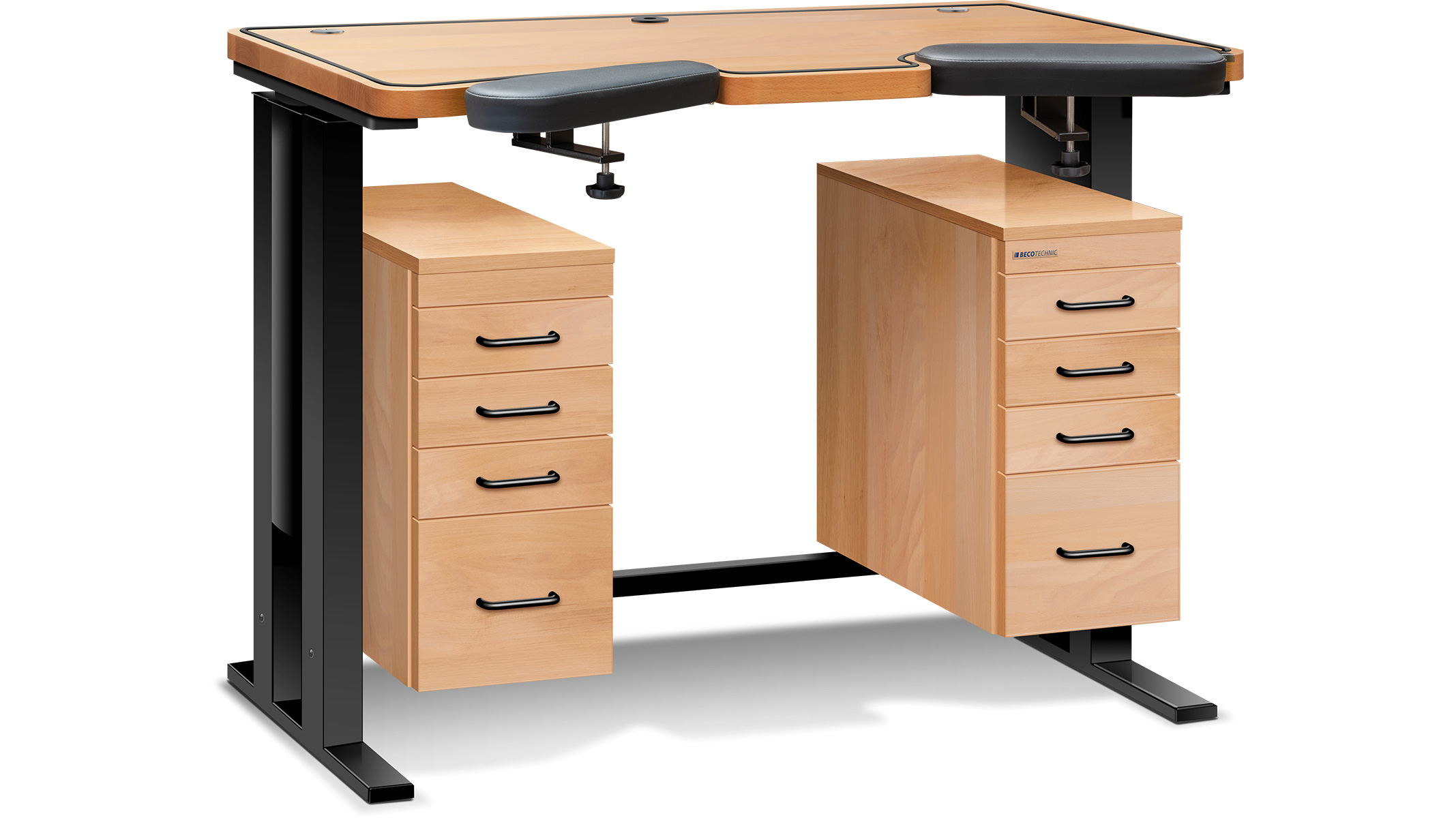 Établis Ergolift Evolution, plan de travail 120 x 60 x 4 cm, hêtre Établis Ergolift Evolution, plan de travail 120 x 60 x 4 cm, hêtre
