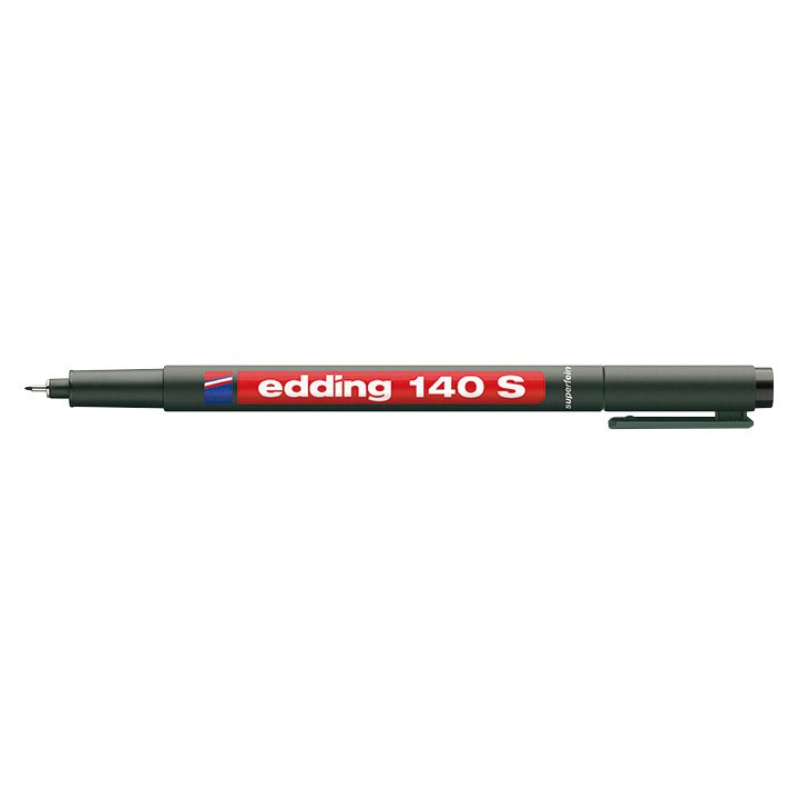 Edding 140 S, stylo permanent pour films, noir