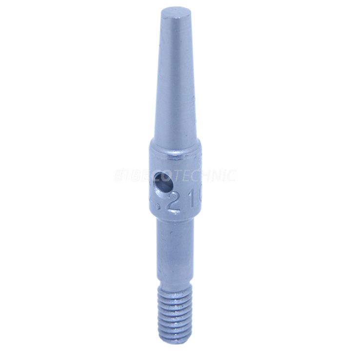 Badeco Pointe pour maillet, ronde et rainurée, 2,10 mm