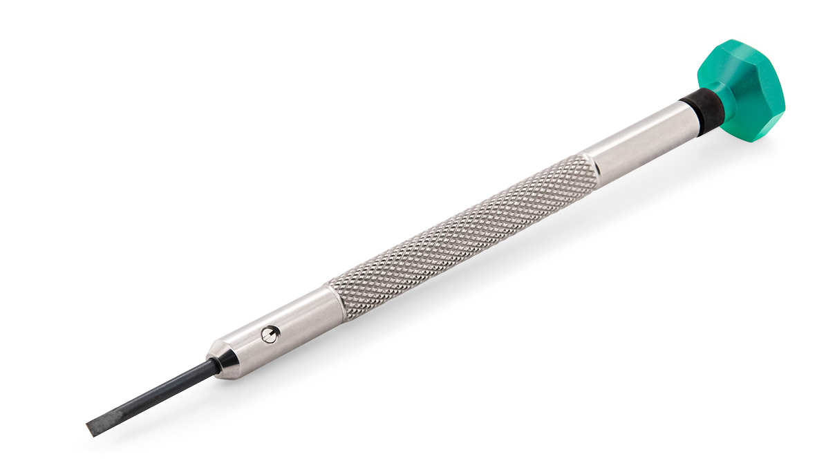 VOH tournevis, mèche 1,3 mm, bleu-vert