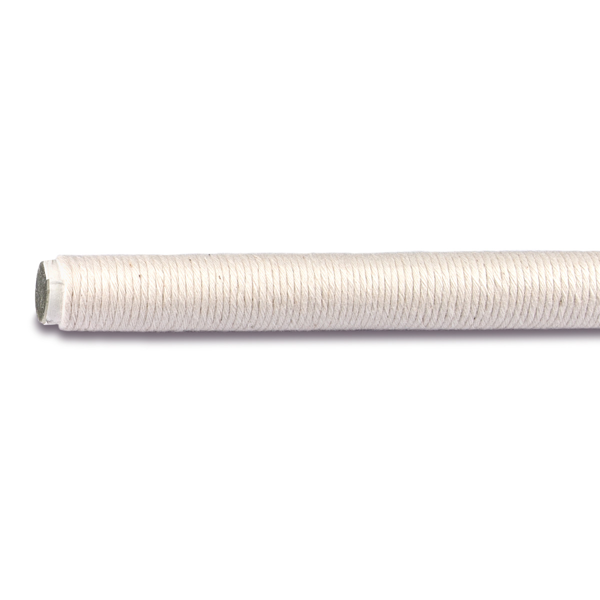 Brosse à gratter, fibre optique, avec enroulement en coton, Ø 15 mm