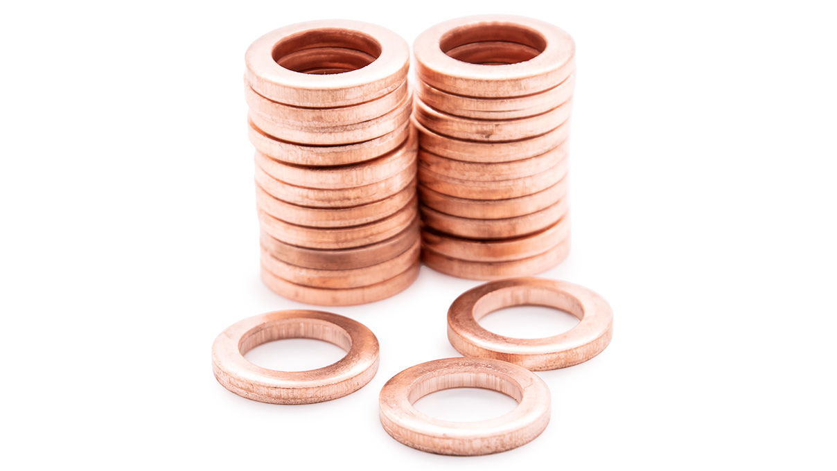 Ensemble de 24 bague de cuivre Ø 12 mm à réduire/élargir