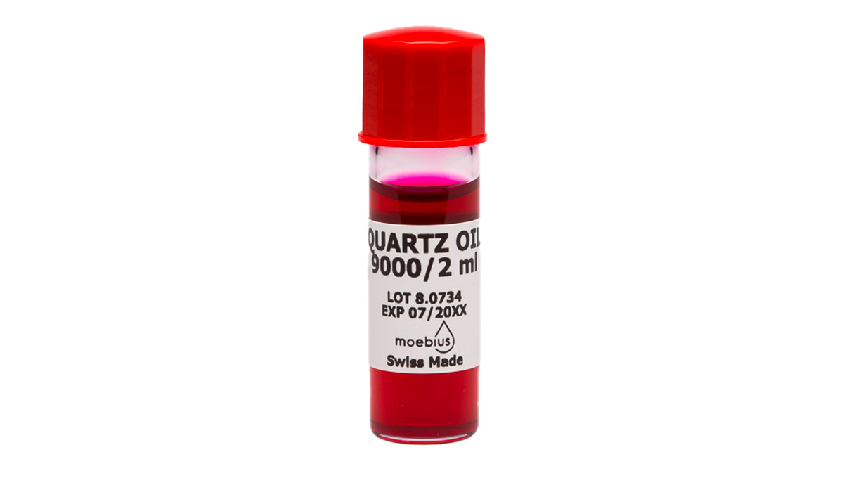 Moebius Quartz Oil 9000, Huile pour mouvements quartz, 2 ml