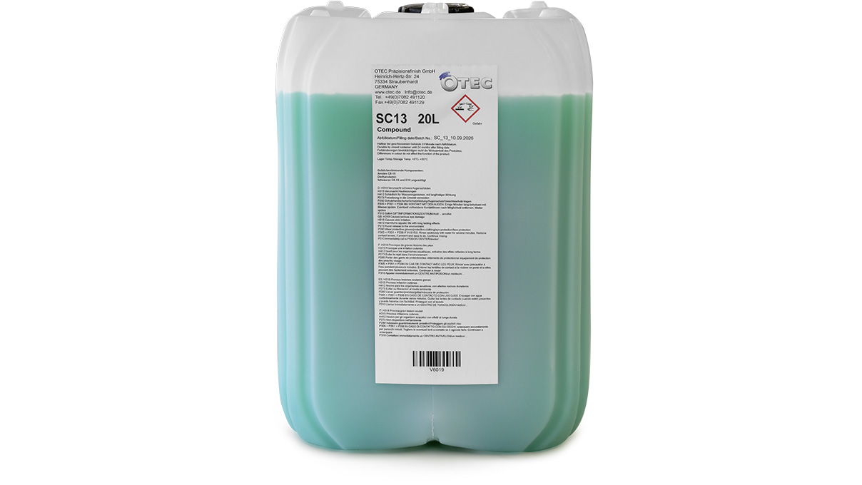 Pâte abrasive SC 13 pour rectification sous arrosage, 20 l