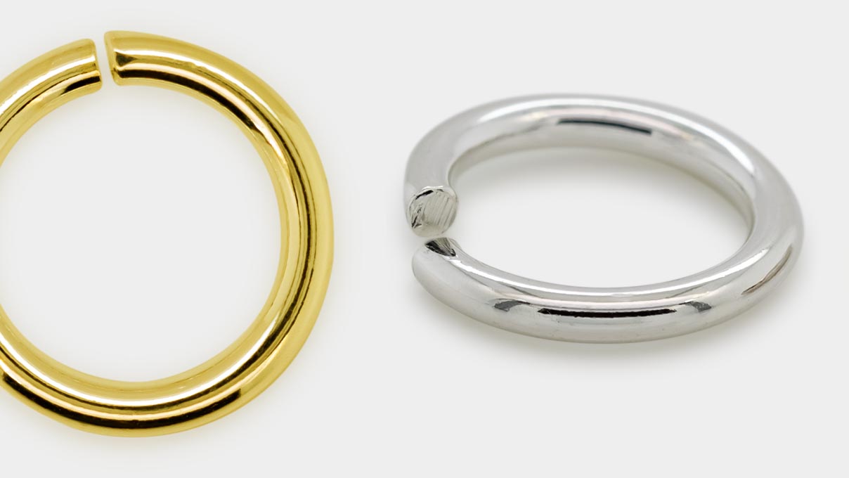 Anneaux brisés ronds