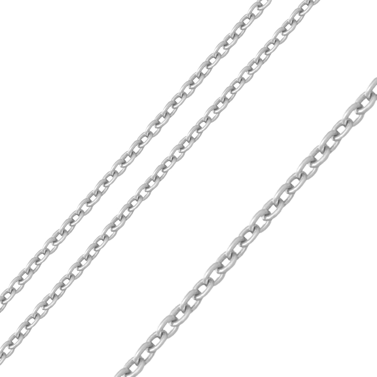 Chaîne maille forçat, 935/- argent, fil 0,7 mm, rond, largeur 2,9 mm