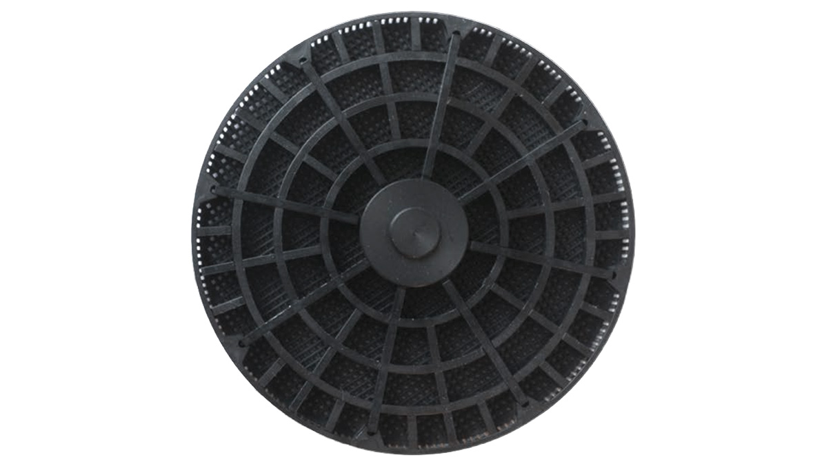 Panier, plastique, hauteur 8 mm, Ø 80 mm, 72 séparations