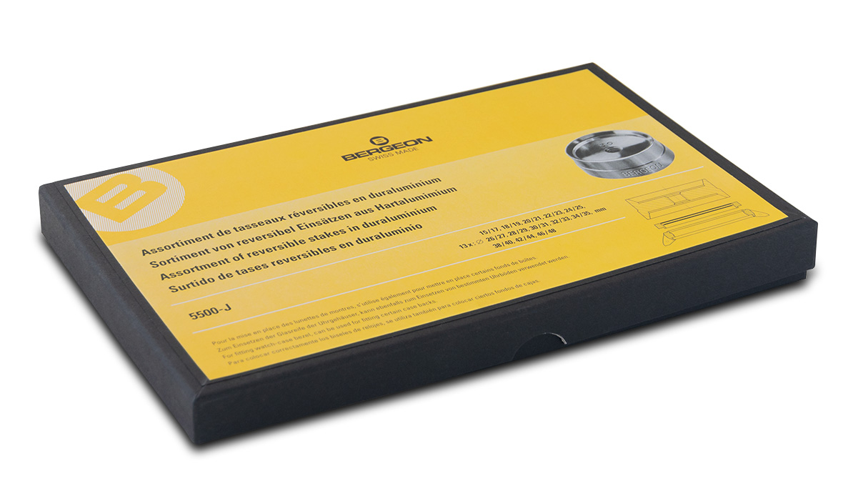 Bergeon 5500-J Jeu de 13 tasseaux réversibles, duraluminium