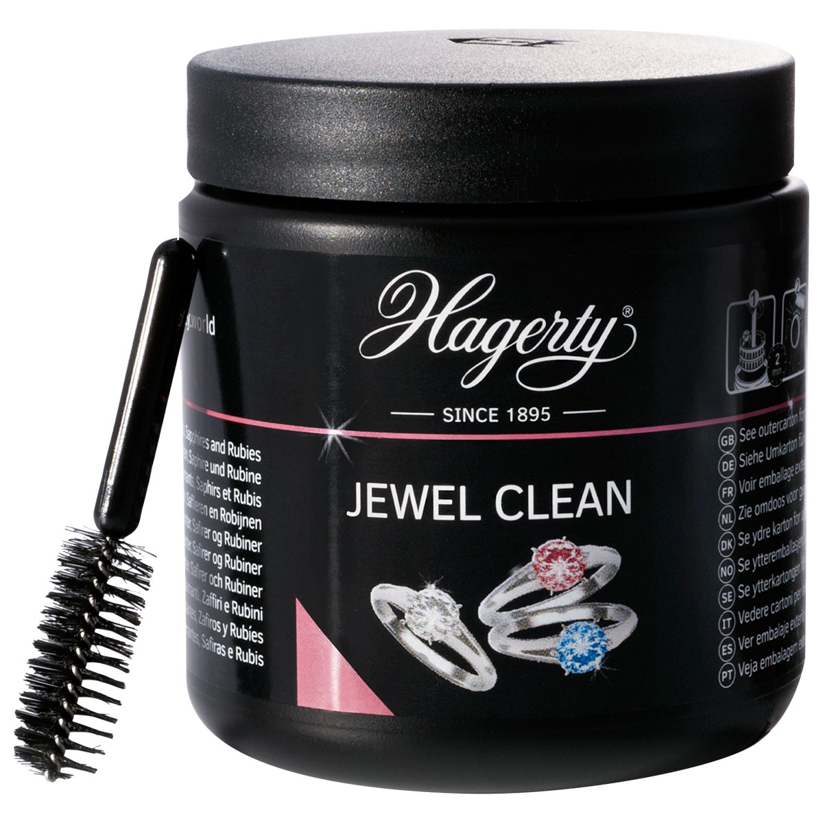 Hagerty Jewel Clean, bain d'immersion pour bijoux, 170 ml