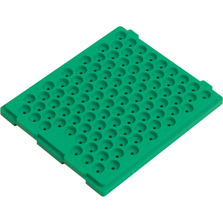 Plateau pour balanciers, 100 compartiments, Ø 8,5 x 2,5 mm