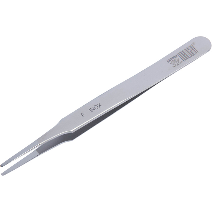 Regine Horlogery Brucelles F en Inox, dures, 120 mm