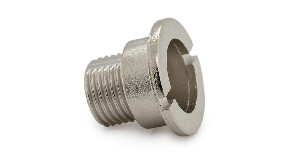 Zentralschraube Nickel  H  9,0 mm