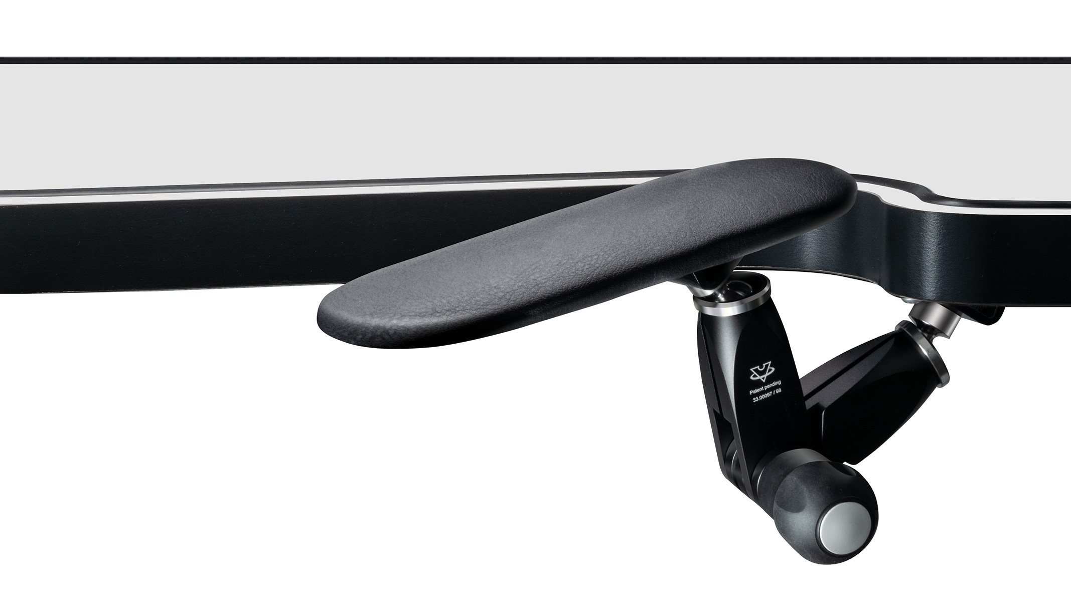 VOH Accoudoirs courts, réglables en 3D, noire, équipement en option pour Ergolift Evolution (Ergo Suite,
swiss patent)