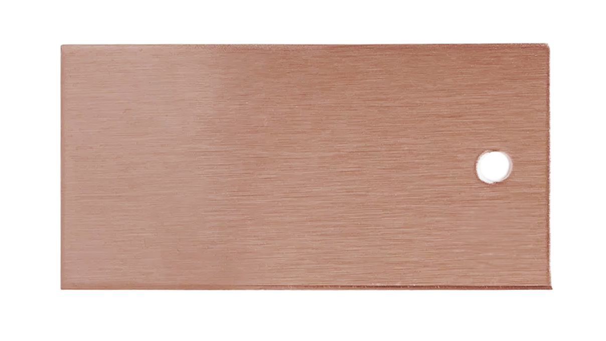 Anode en cuivre, 100 x 50 mm