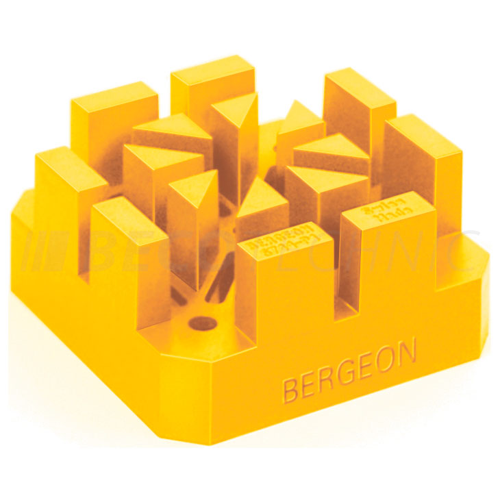 Bergeon  6744-P1-S Posage pour bracelets en plastique souple pour bracelets épais, largeur des rainures 3,5 - 7 mm
