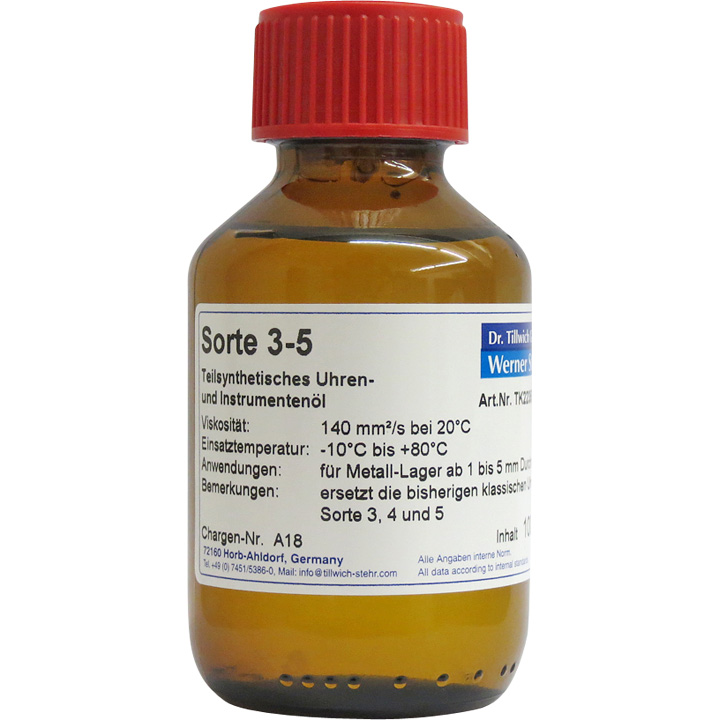 Etsyntha huile pour des montres 3-5, semi-synthétique, 100 ml